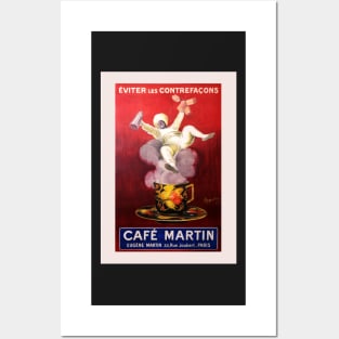 Retro poster - pub - vintage - Café Martin Posters and Art